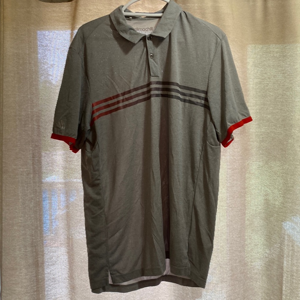 Mens XL Adidas Climachill DriFit Polo